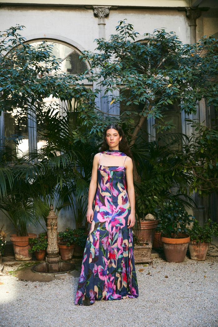 sophie and lucie VESTIDO CORINTIA MONET AZUL Tienda