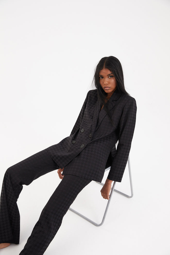 sophie and lucie CHAQUETA ICON PATA DE GALLO NEGRO Outlet