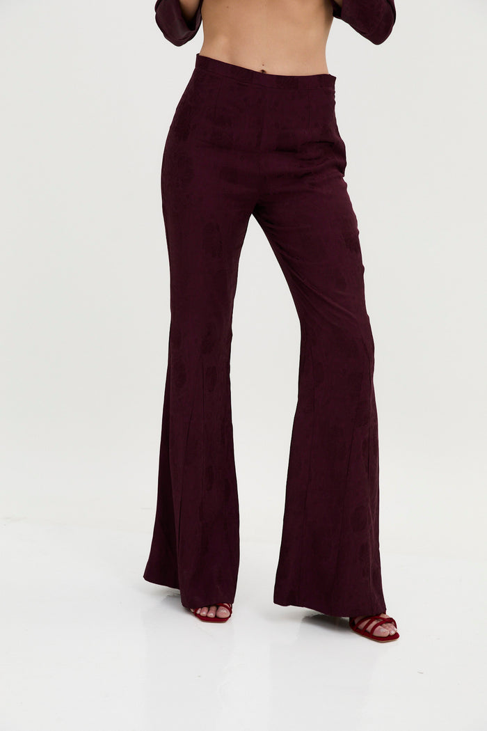 sophie and lucie PANTALÓN SIRIN JCQ RETRO BURGUNDY