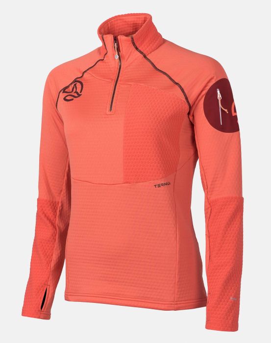 ternua CAMISETA RAGGER 1/2 ZIP W Rebajas de fin de temporada