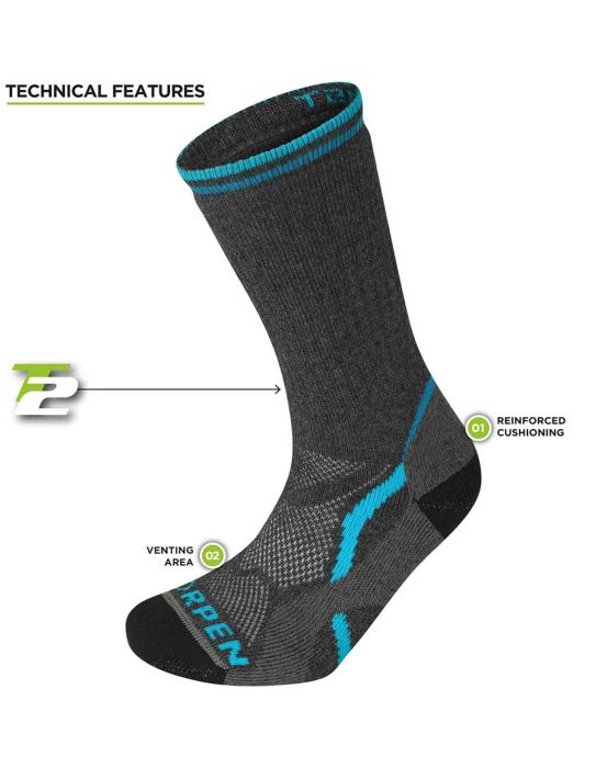 ternua CALCETÍN T2 MIDWEIGHT HIKER ECO WOMAN Ventas relámpago