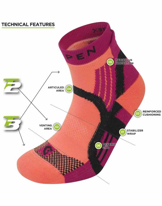 ternua CALCETÍN T3 TRAIL RUNNING PADDED ECO WOMAN Oferta especial