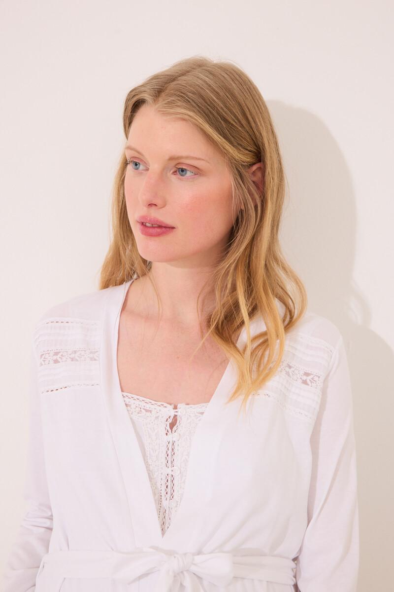 women'secret Bata midi "maternity" blanco Outlet