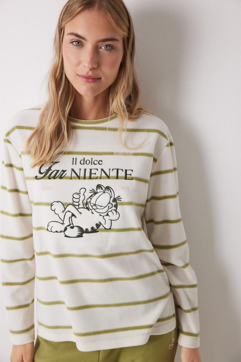 women'secret Pijama largo polar Garfield Oferta especial