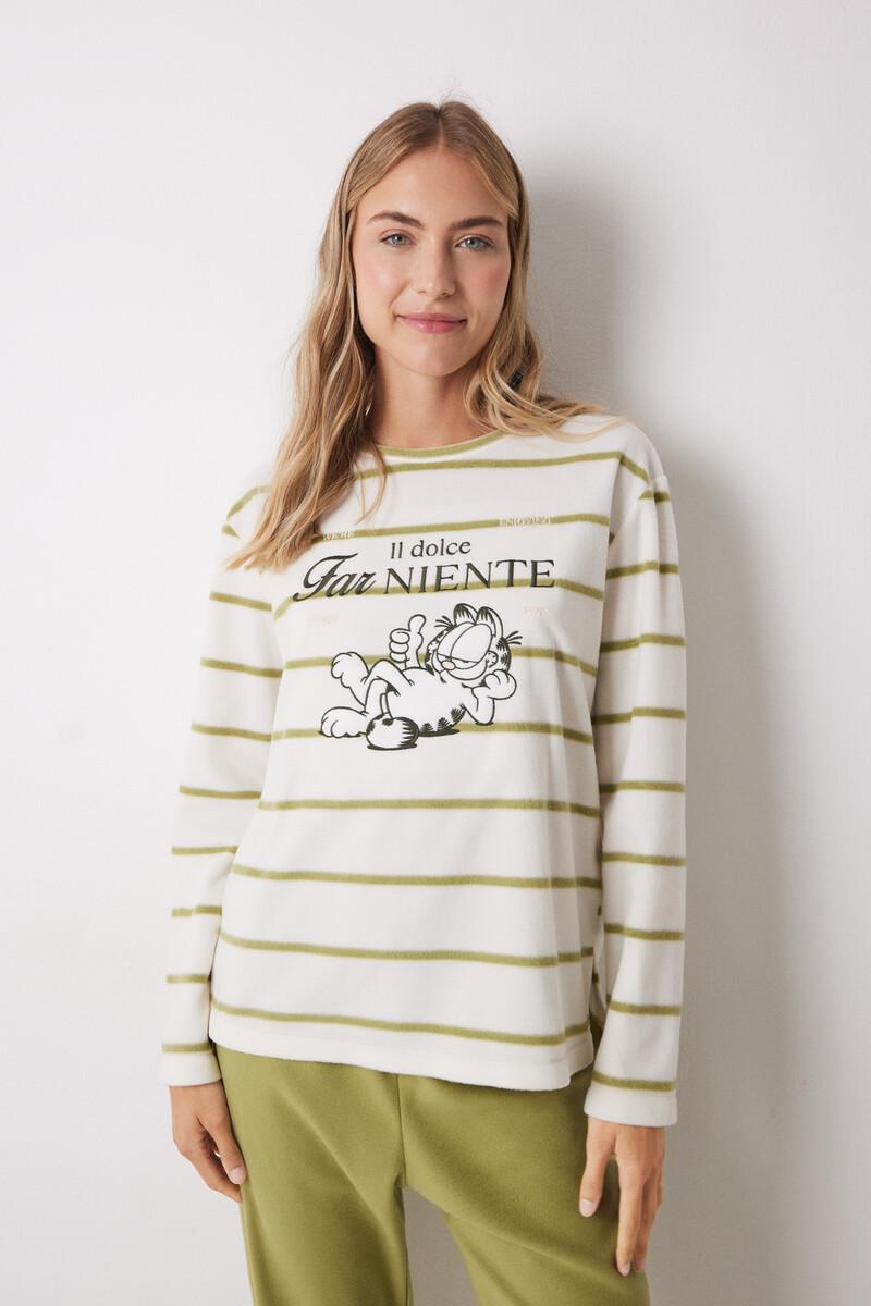 women'secret Pijama largo polar Garfield Oferta especial