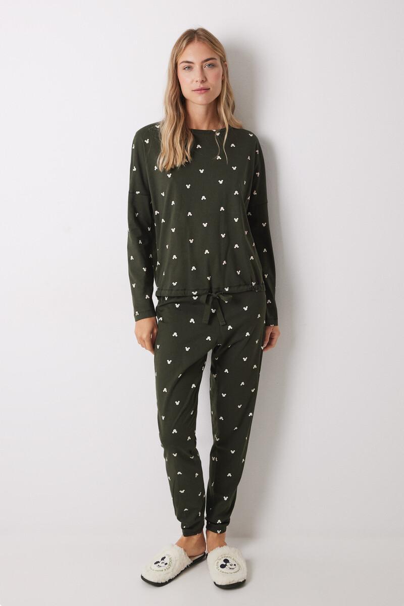 women'secret Pijama largo algodón logo Mickey Mouse Oferta especial de fábrica