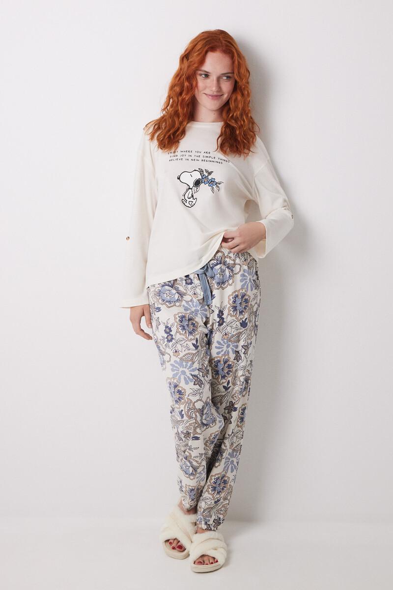 women'secret Camiseta manga larga 100% algodón Snoopy Promoción trimestral