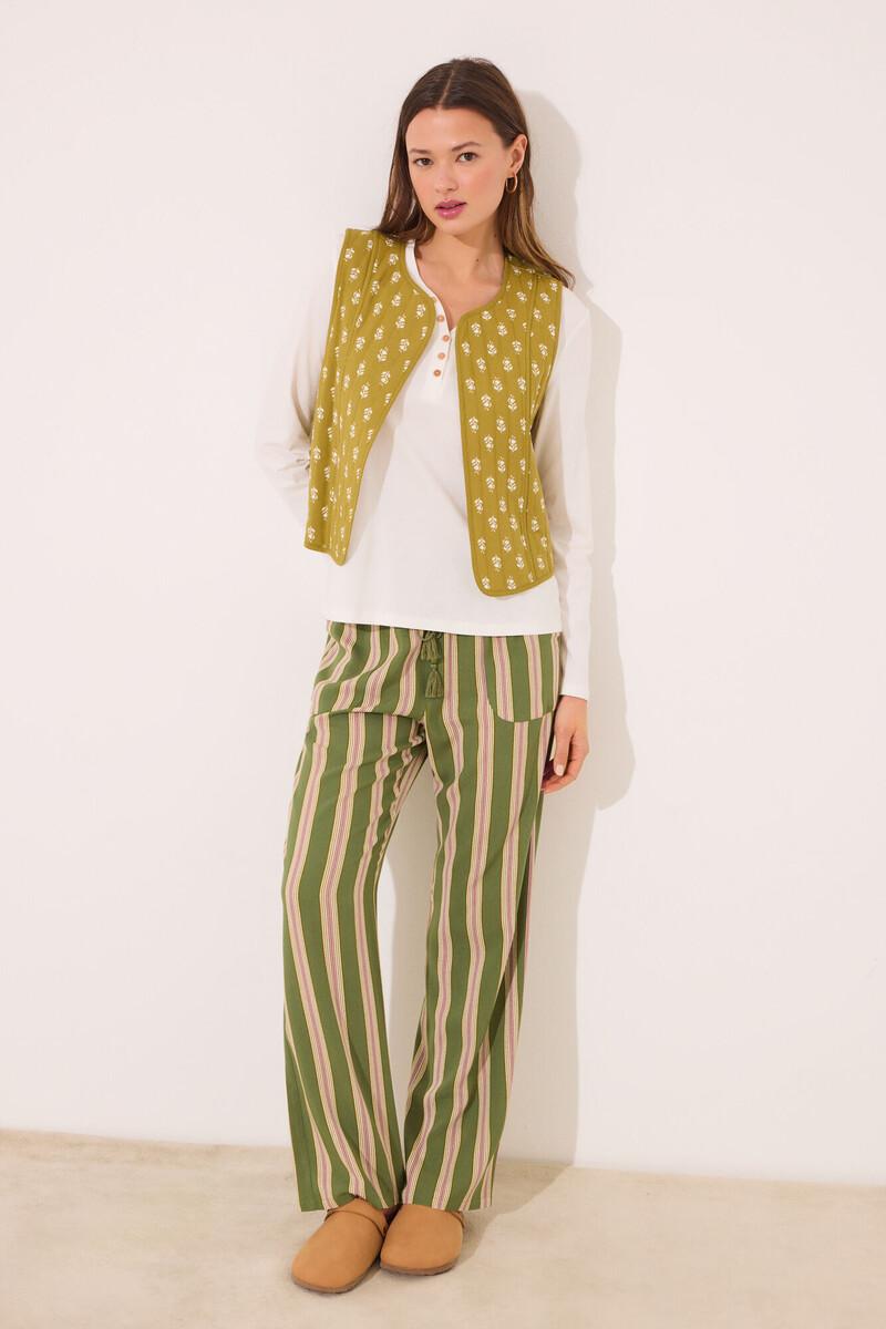 women'secret Chaleco reversible 100% algodón print floral Los más vendidos