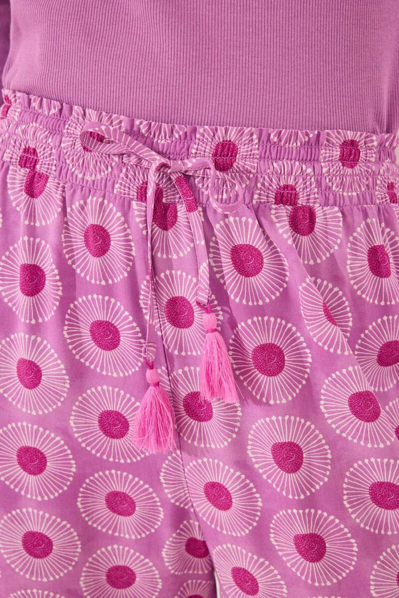 women'secret Pantalón largo viscosa estampado geométrico Descuento