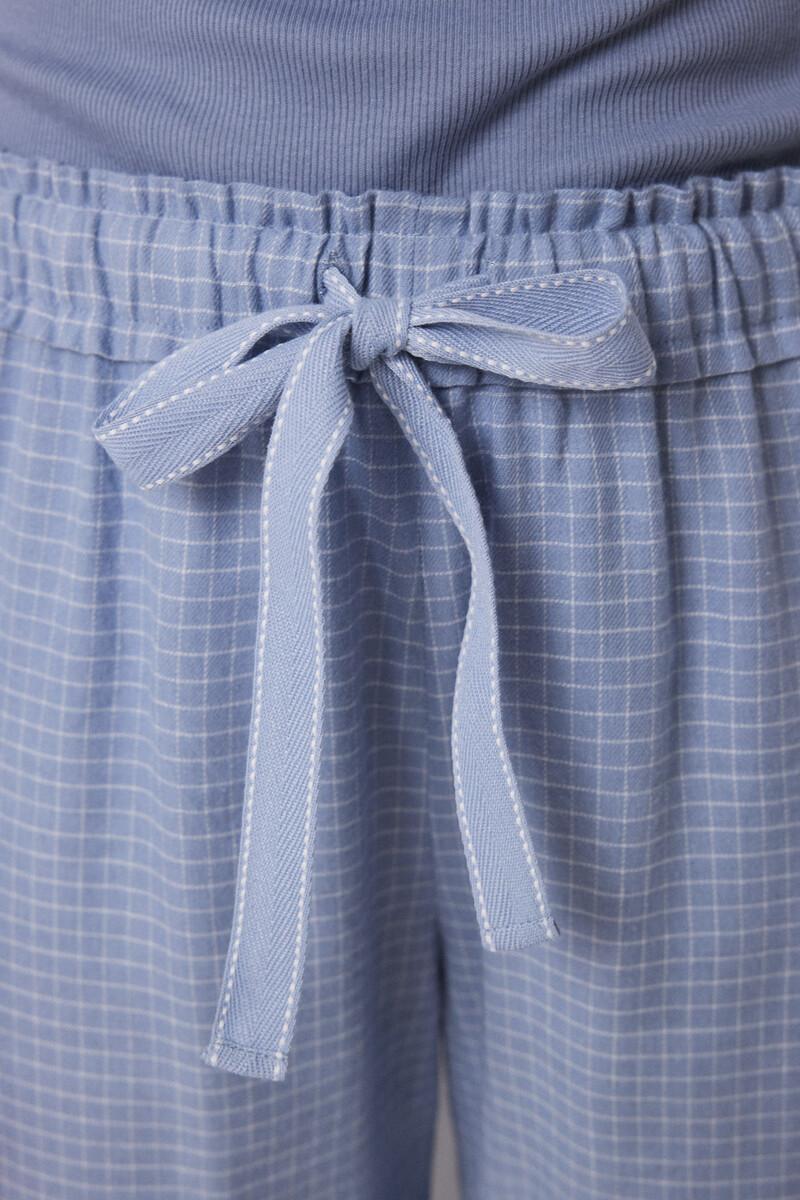 women'secret Pantalón largo cargo estampado cuadros Tienda