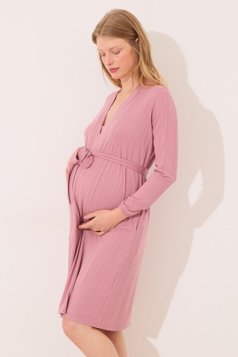 women'secret Bata midi "maternity" pointelle rosa Envío gratis