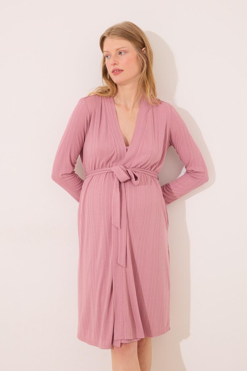 women'secret Bata midi "maternity" pointelle rosa Envío gratis