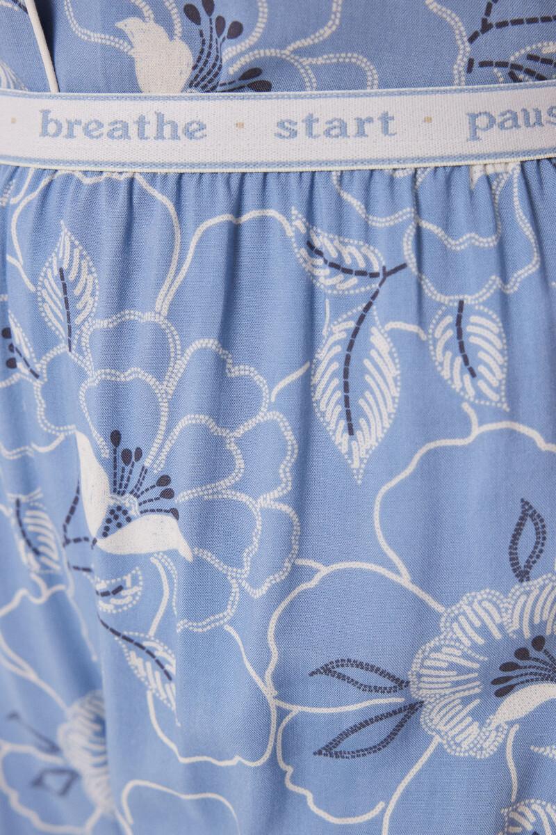 women'secret Pijama camisero viscosa flores Liquidación