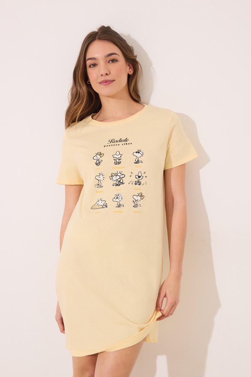 women'secret Camisón corto algodón Snoopy Limitado a 3 días
