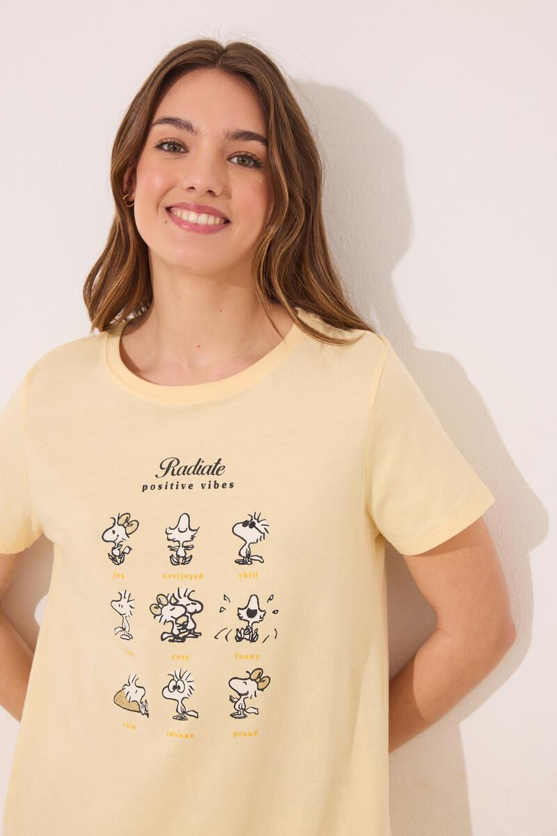 women'secret Camisón corto algodón Snoopy Limitado a 3 días