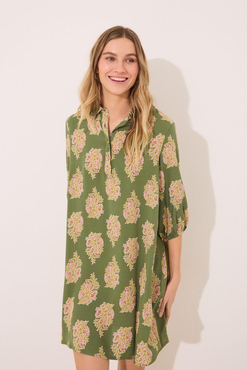 women'secret Camisola viscosa estampado allover Rebajas de fin de temporada