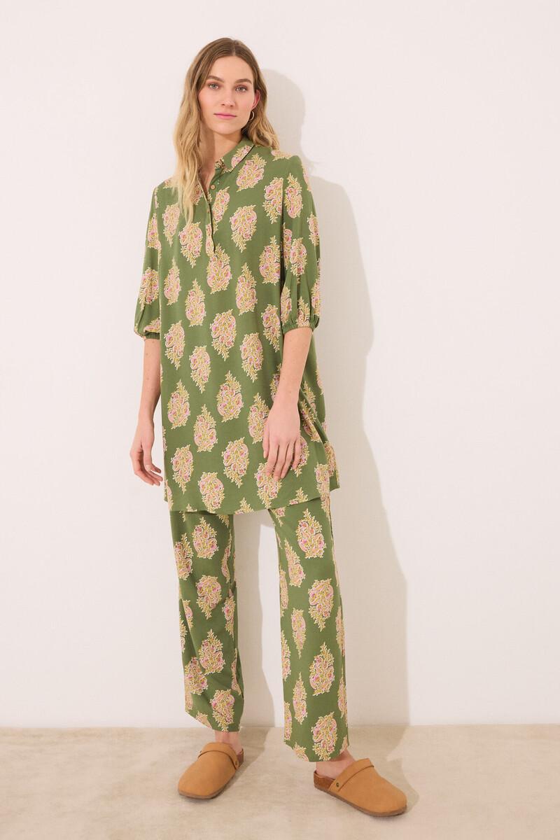 women'secret Camisola viscosa estampado allover Rebajas de fin de temporada