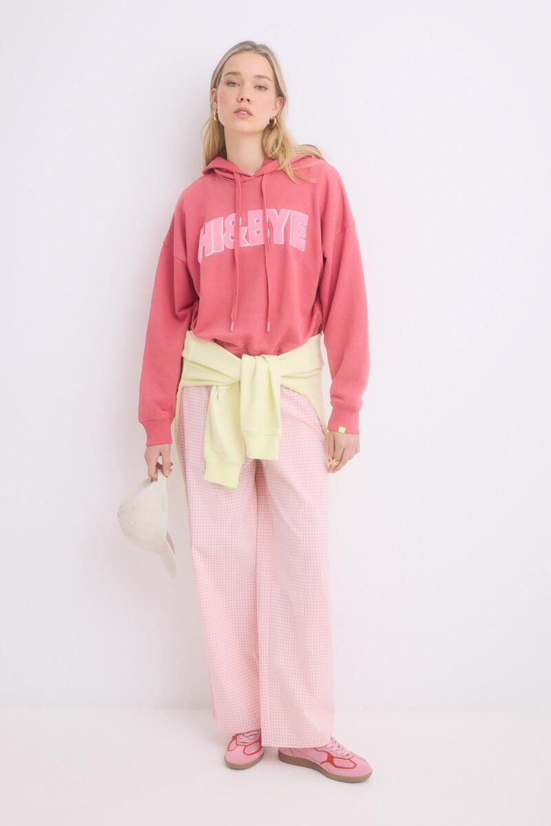 women'secret Sudadera capucha felpa algodón rosa Liquidación