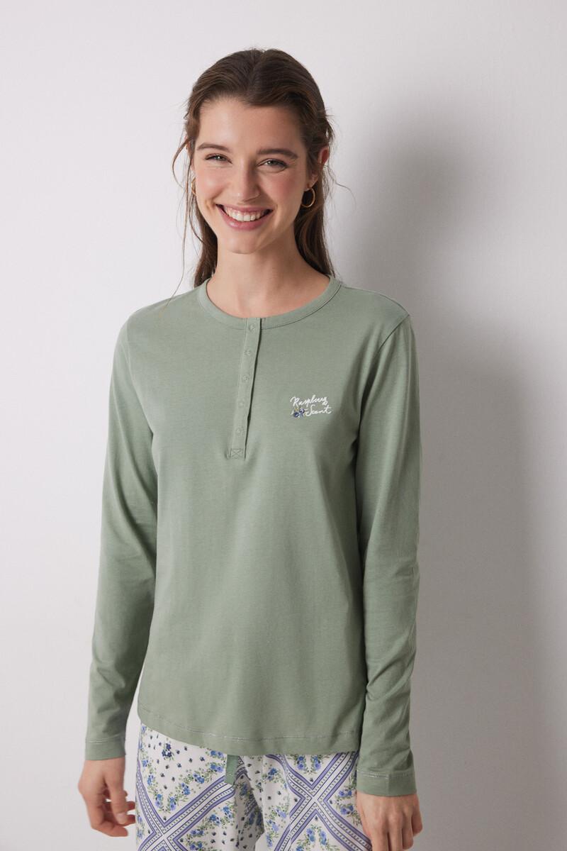 women'secret Pijama largo 100% algodón estampado pañuelo COMPRAR AHORA