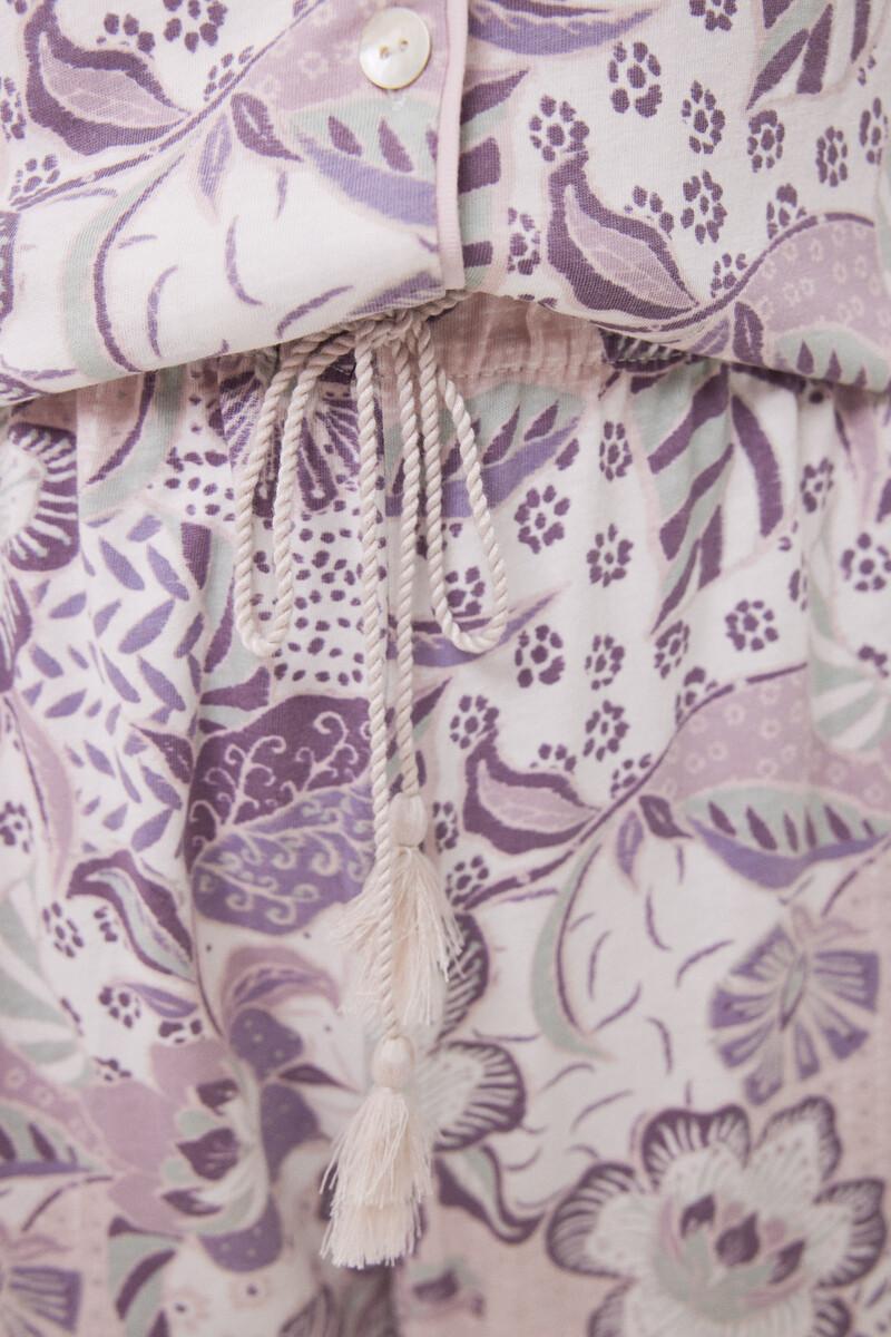 women'secret Pijama camisero 100% algodón flores ÚLTIMAS EDICIONES
