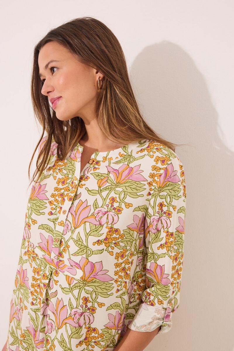 women'secret Camisola viscosa estampado flores Última moda
