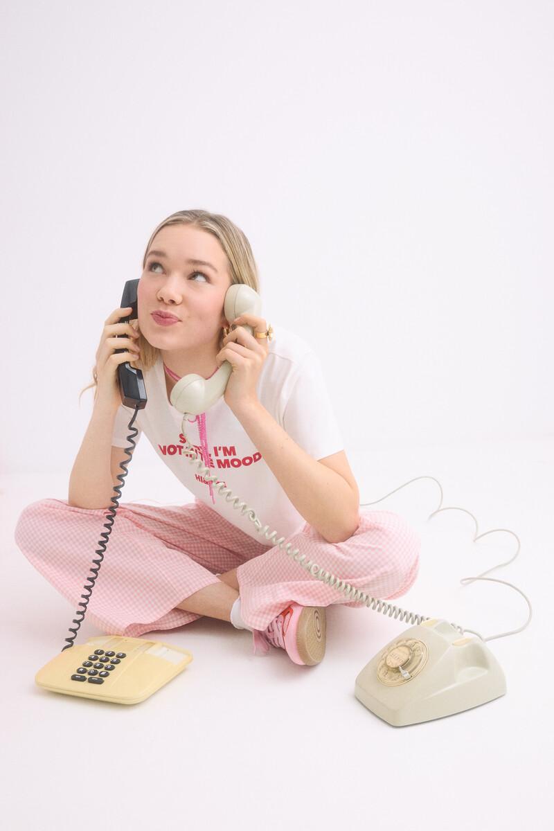 women'secret Pijama 100% algodón cuadro vichy rosa Ofertas especiales
