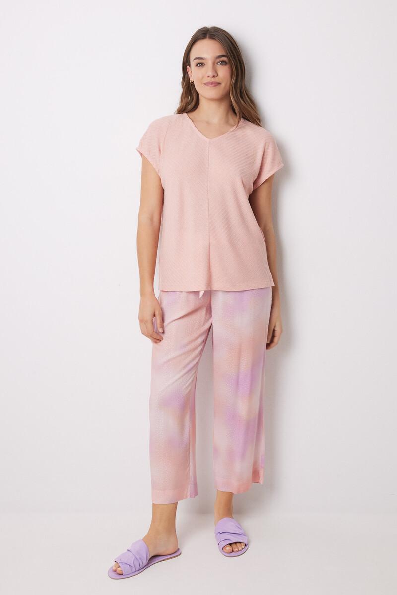 women'secret Pijama Capri estampado tiedye naranja Rebajas de fin de temporada