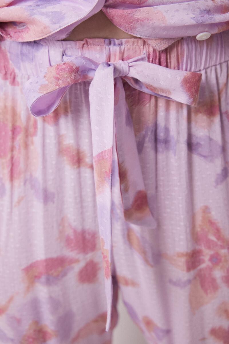 women'secret Pijama camisero Capri viscosa flores En oferta