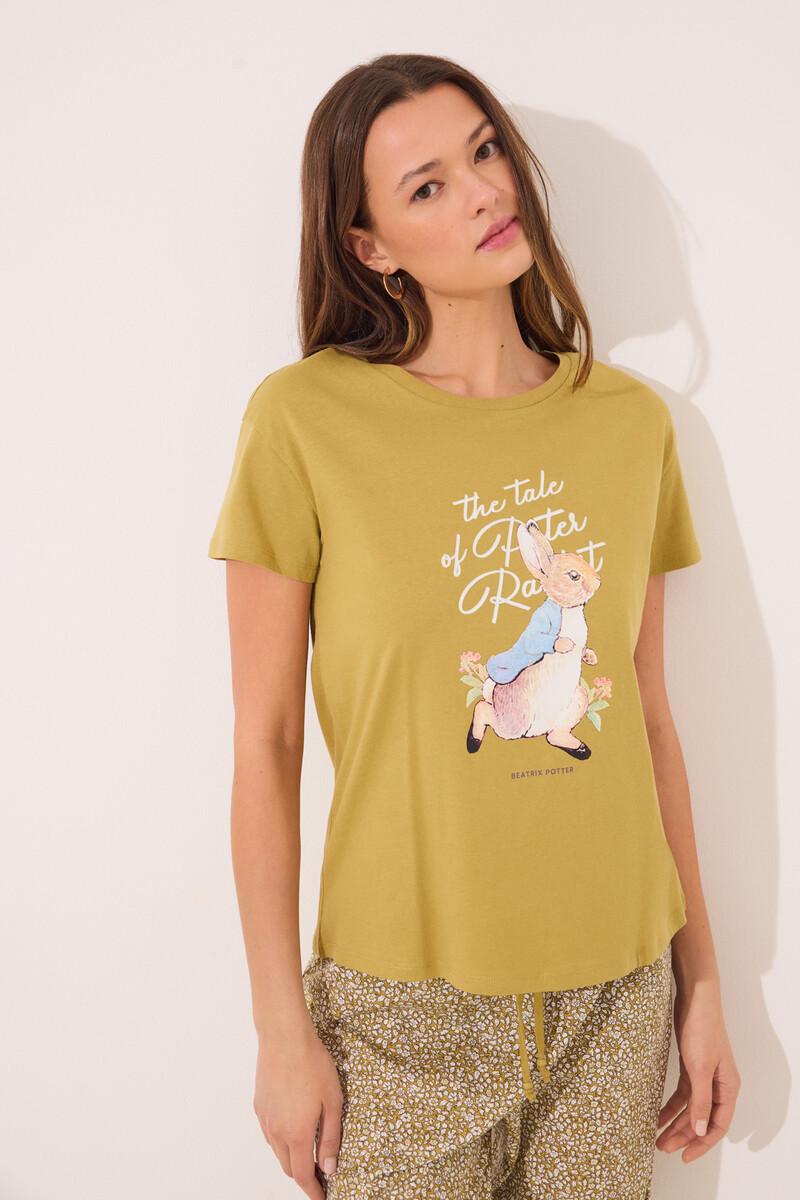 women'secret Pijama Capri 100% algodón print "Peter Rabbit" Oferta especial