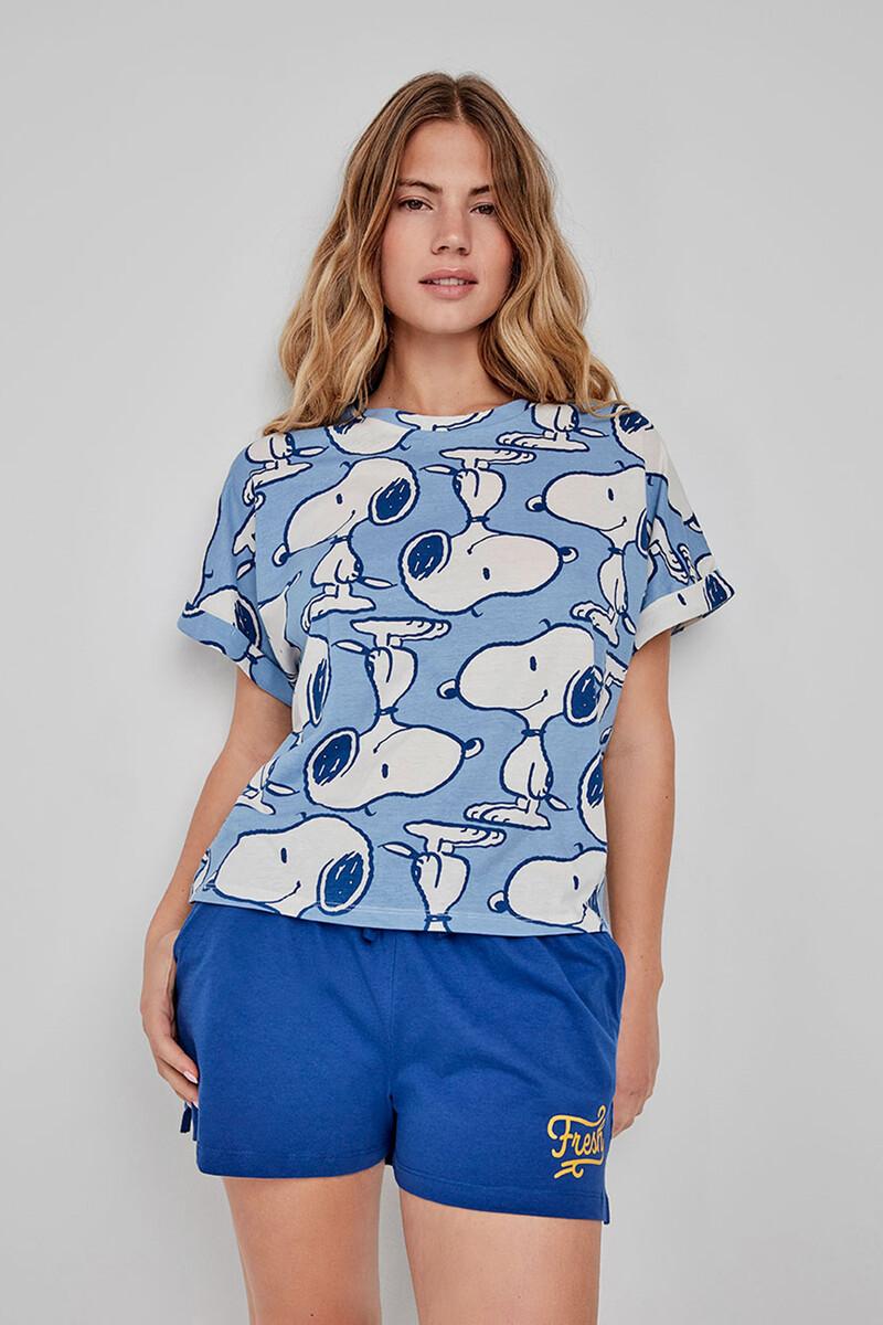 women'secret Pijama corto estampado Snoopy Tienda de fábrica