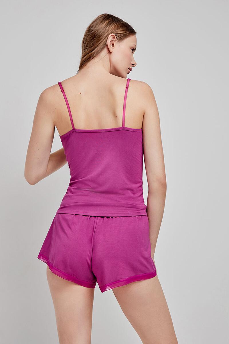 women'secret Camiseta pijama tirantes morado En línea