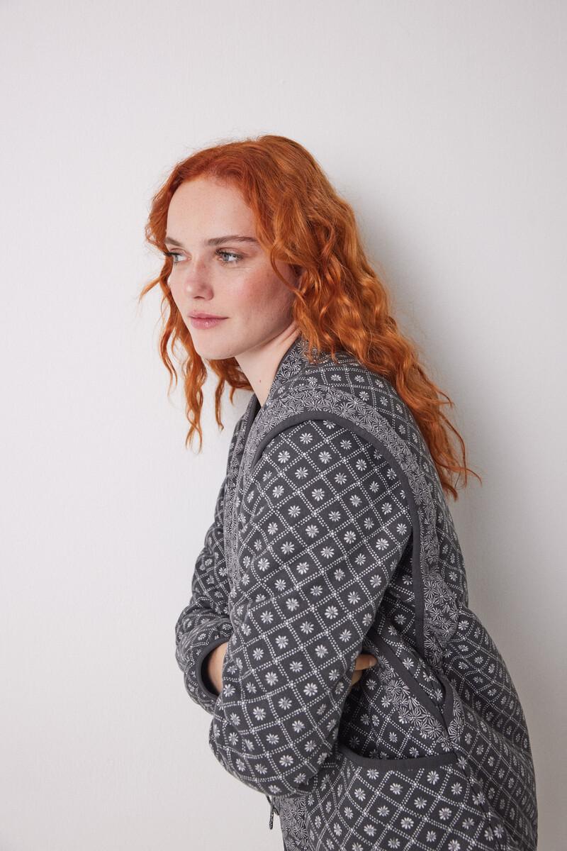 women'secret Bata corta doble cara estampado sello Outlet