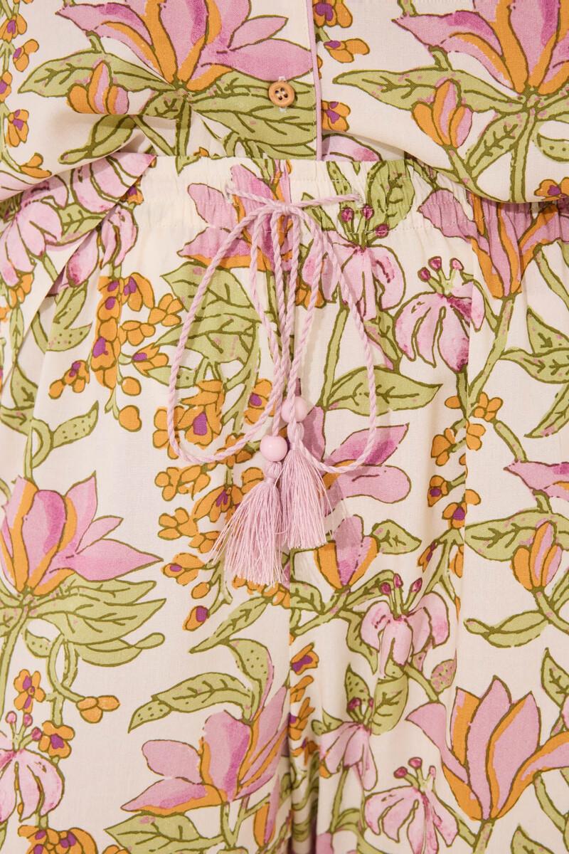 women'secret Pijama camisero viscosa estampado flores Gran oferta
