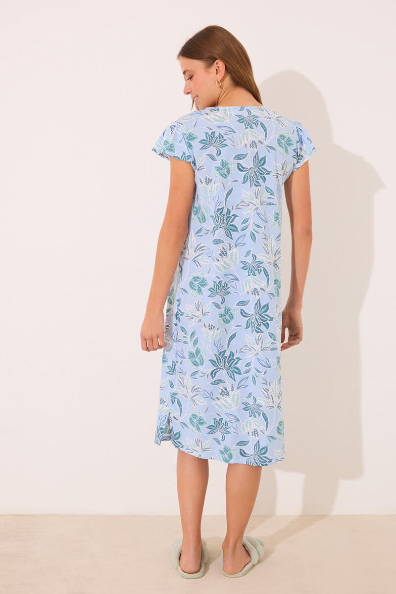 women'secret Camisón midi 100% algodón estampado flores Rebajas baratas