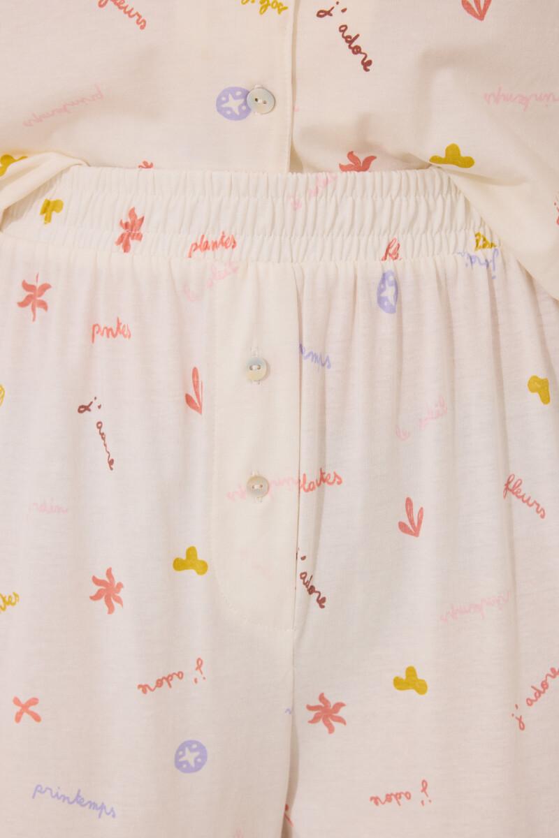 women'secret Pijama camisero 100% algodón print “J´ADORE” Envío gratis
