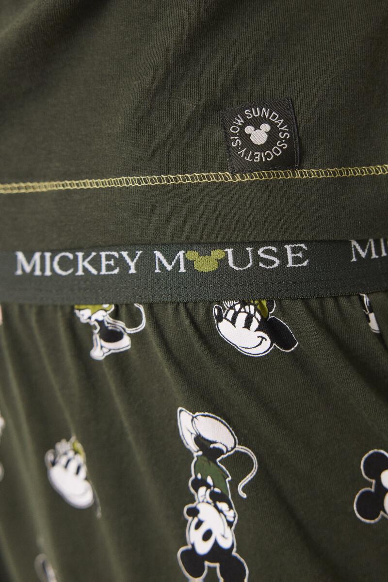 women'secret Pijama largo algodón Mickey & Minnie Solo queda un día