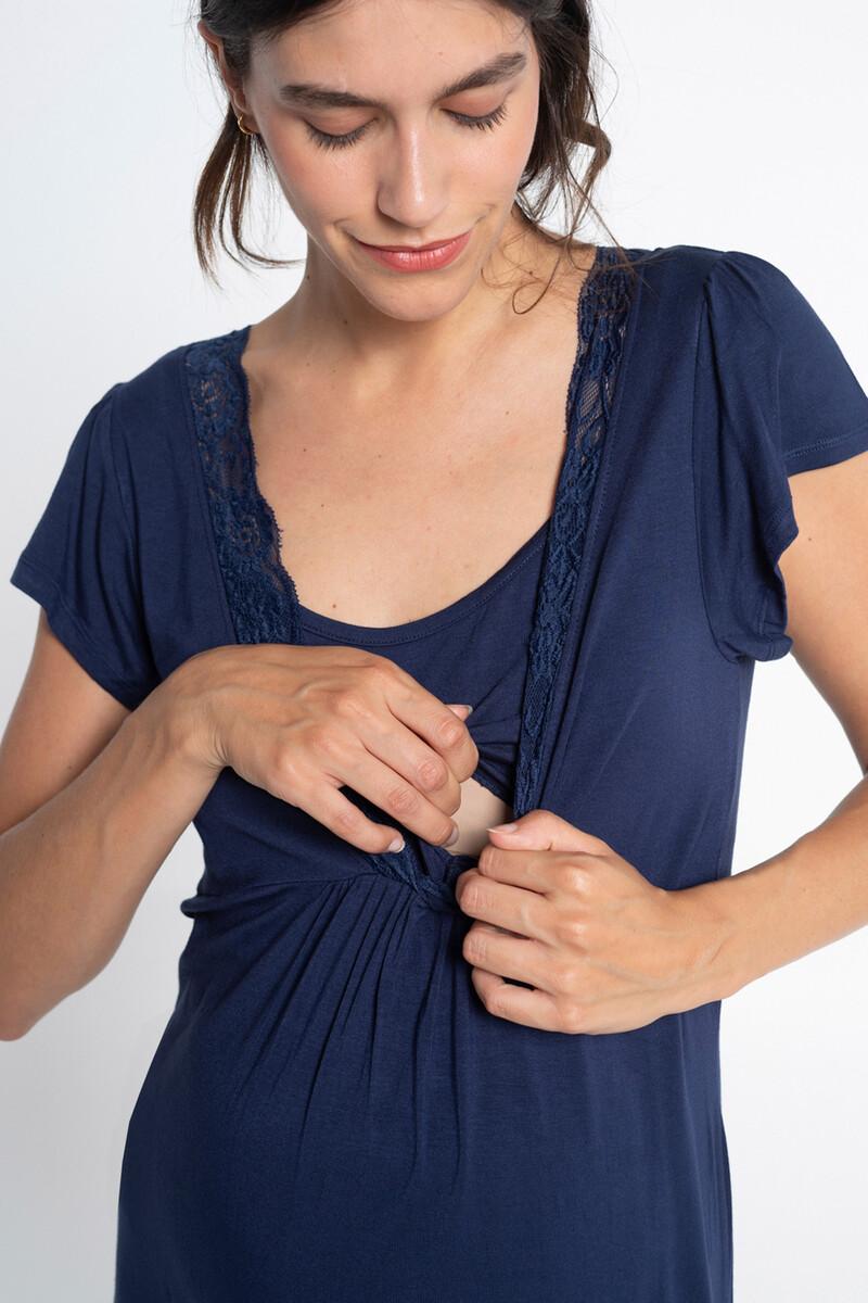women'secret Camisón De Lactancia Manga Corta Con Encaje Rebajas de fábrica