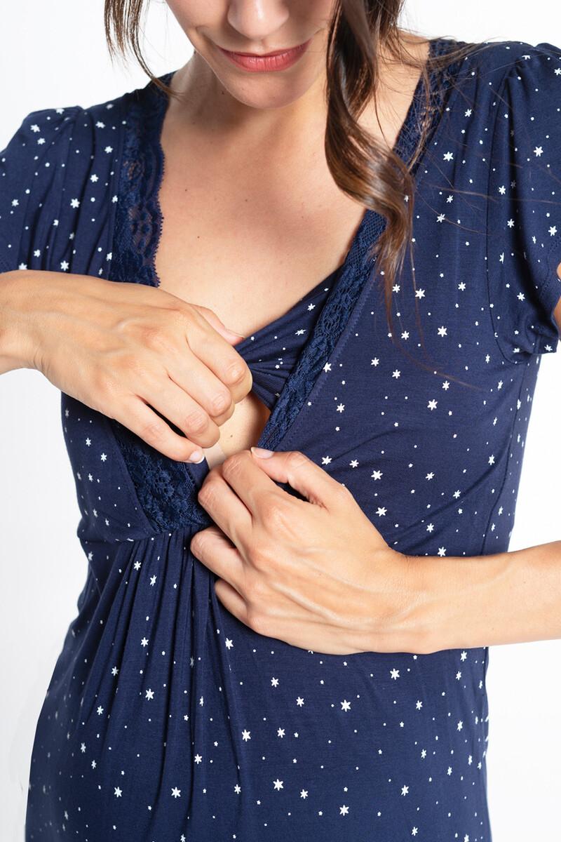 women'secret Camisón lactancia manga corta estrellas Descuento