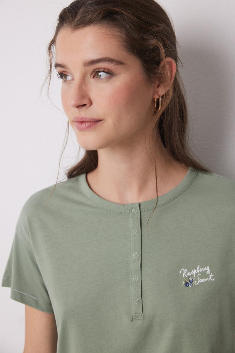 women'secret Pijama 100% algodón estampado pañuelo Ofertas de temporada