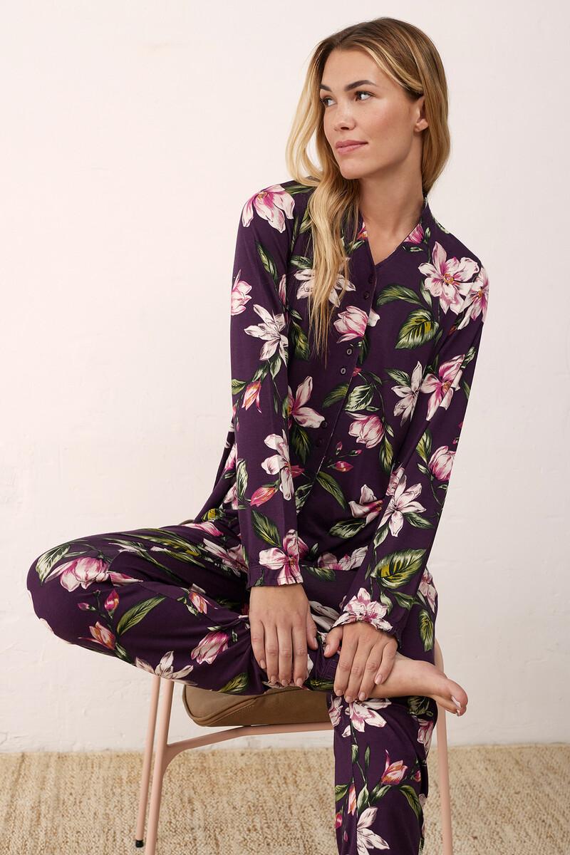 women'secret Pijama camisero manga larga modal Ofertas especiales