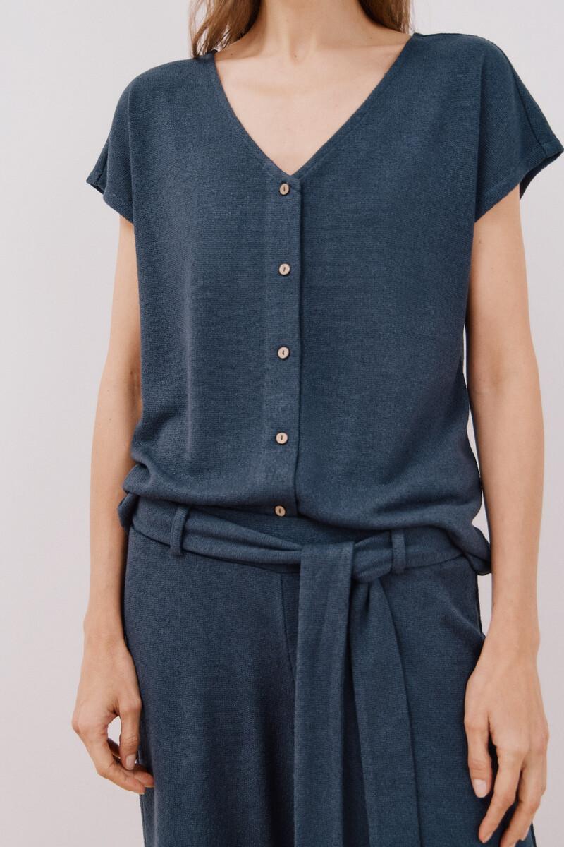 women'secret Camiseta aspecto rústico con botones Outlet online