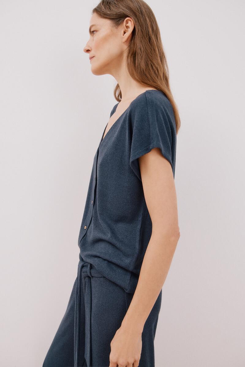 women'secret Camiseta aspecto rústico con botones Outlet online