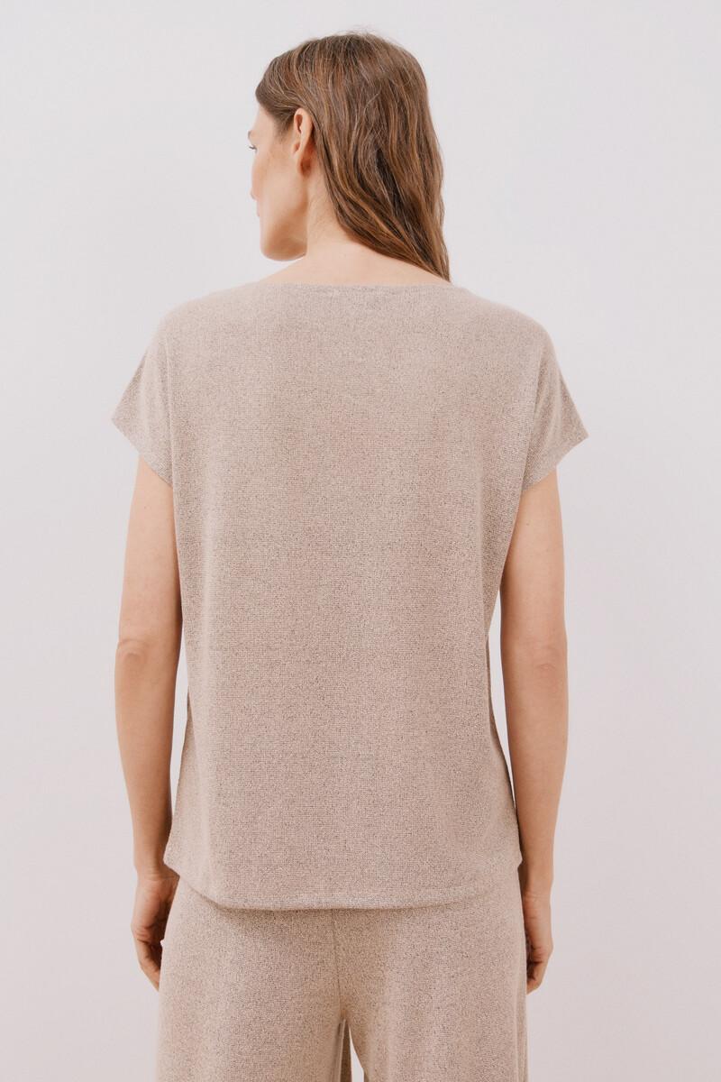 women'secret Camiseta aspecto rústico con botones Rebajas