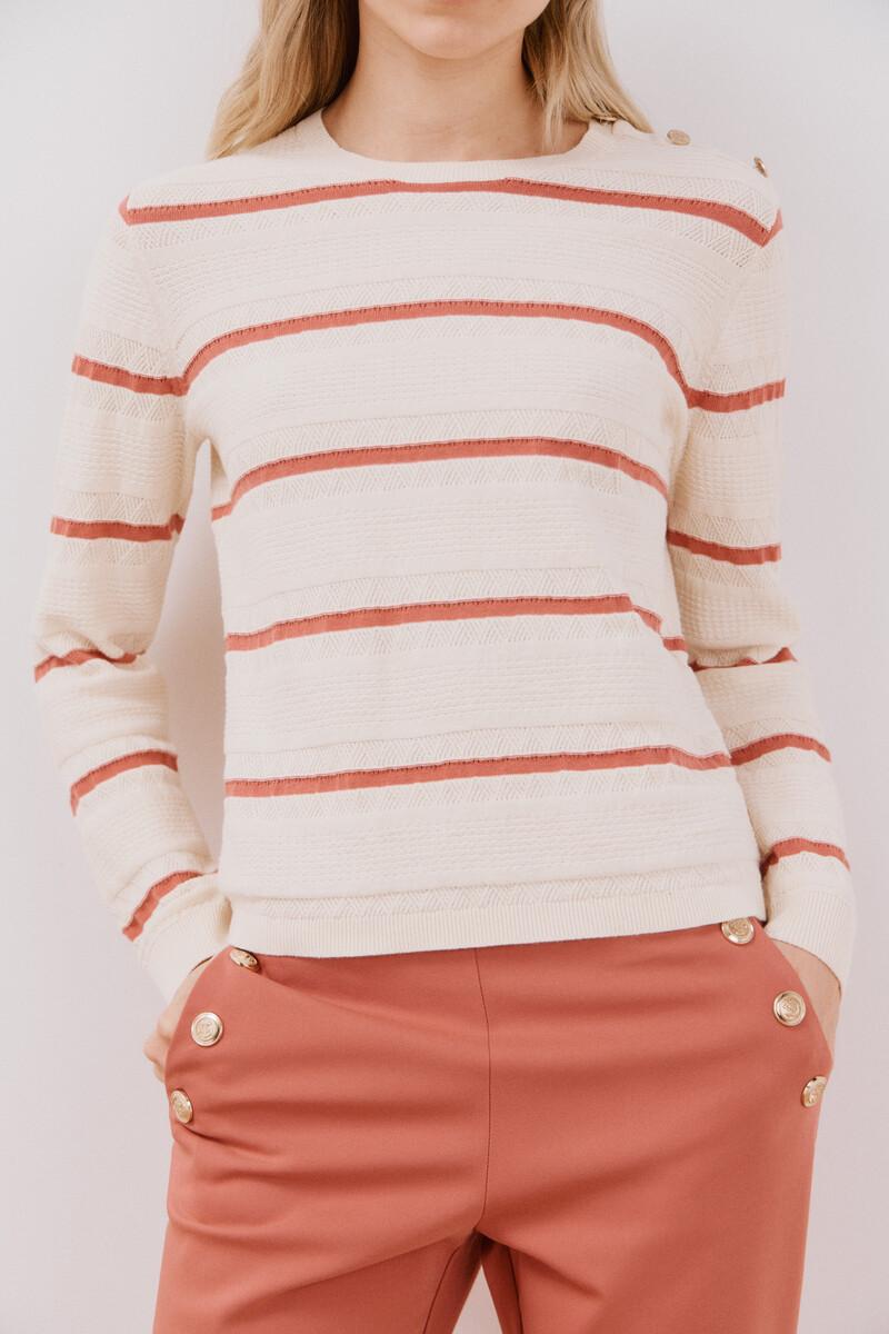 women'secret Jersey bicolor botones Descuento