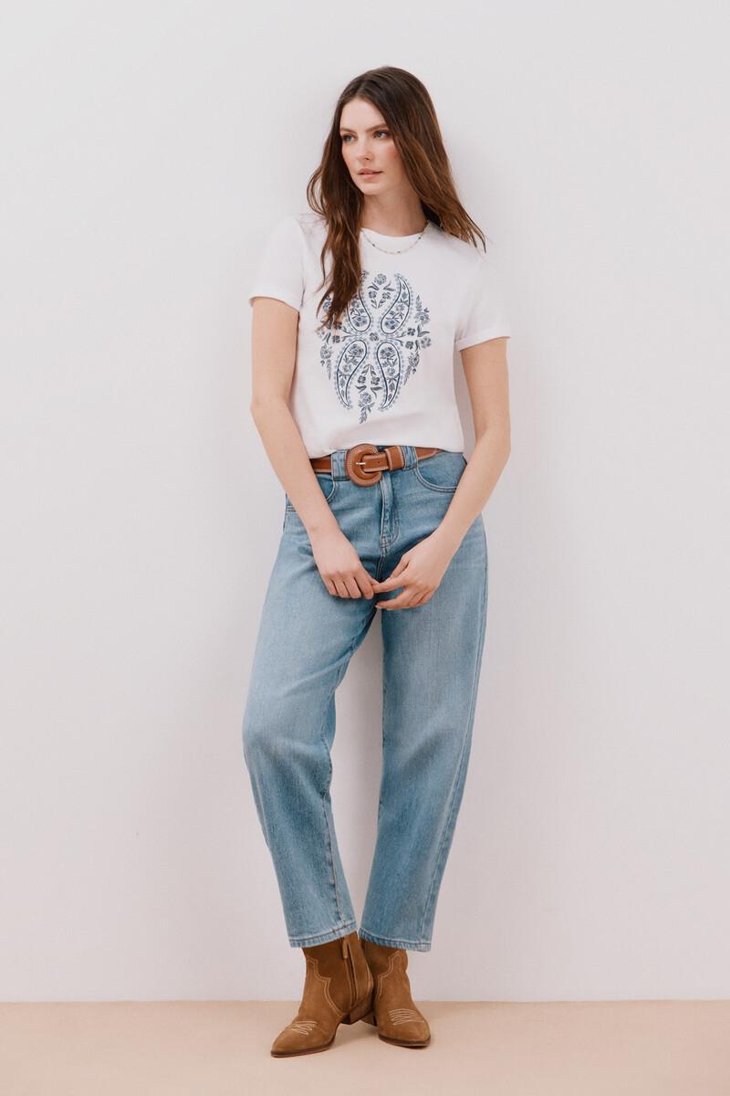 women'secret Camiseta básica estampada Liquidación