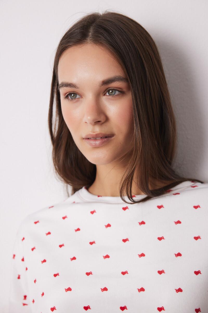 women'secret Pijama corazones La Vecina Rubia Oferta especial