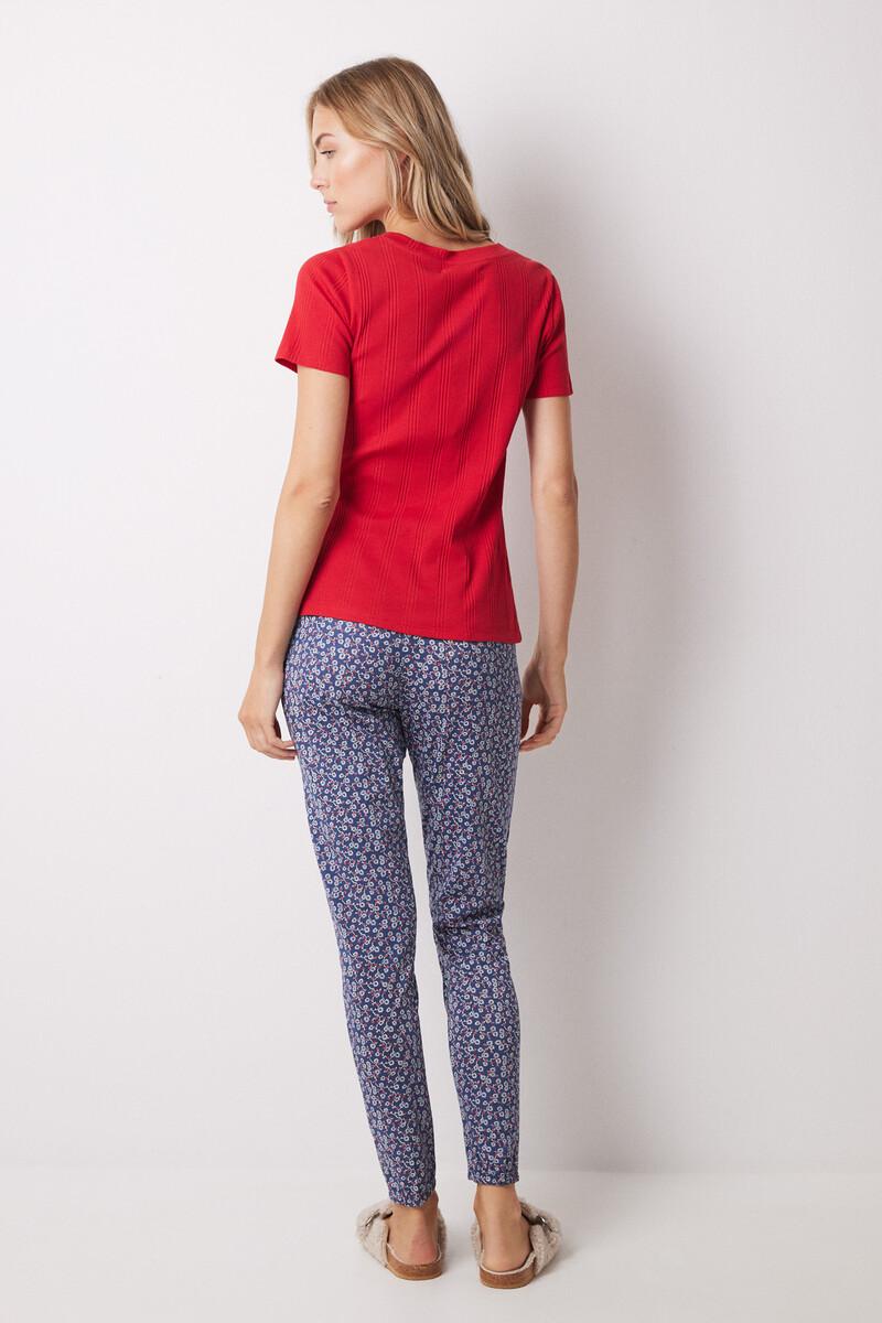 women'secret Pantalón pijama algodón flores skinny Promoción por tiempo limitado