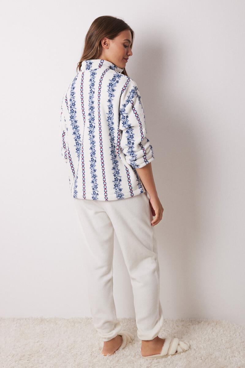 women'secret Pijama largo polar flores Liquidación