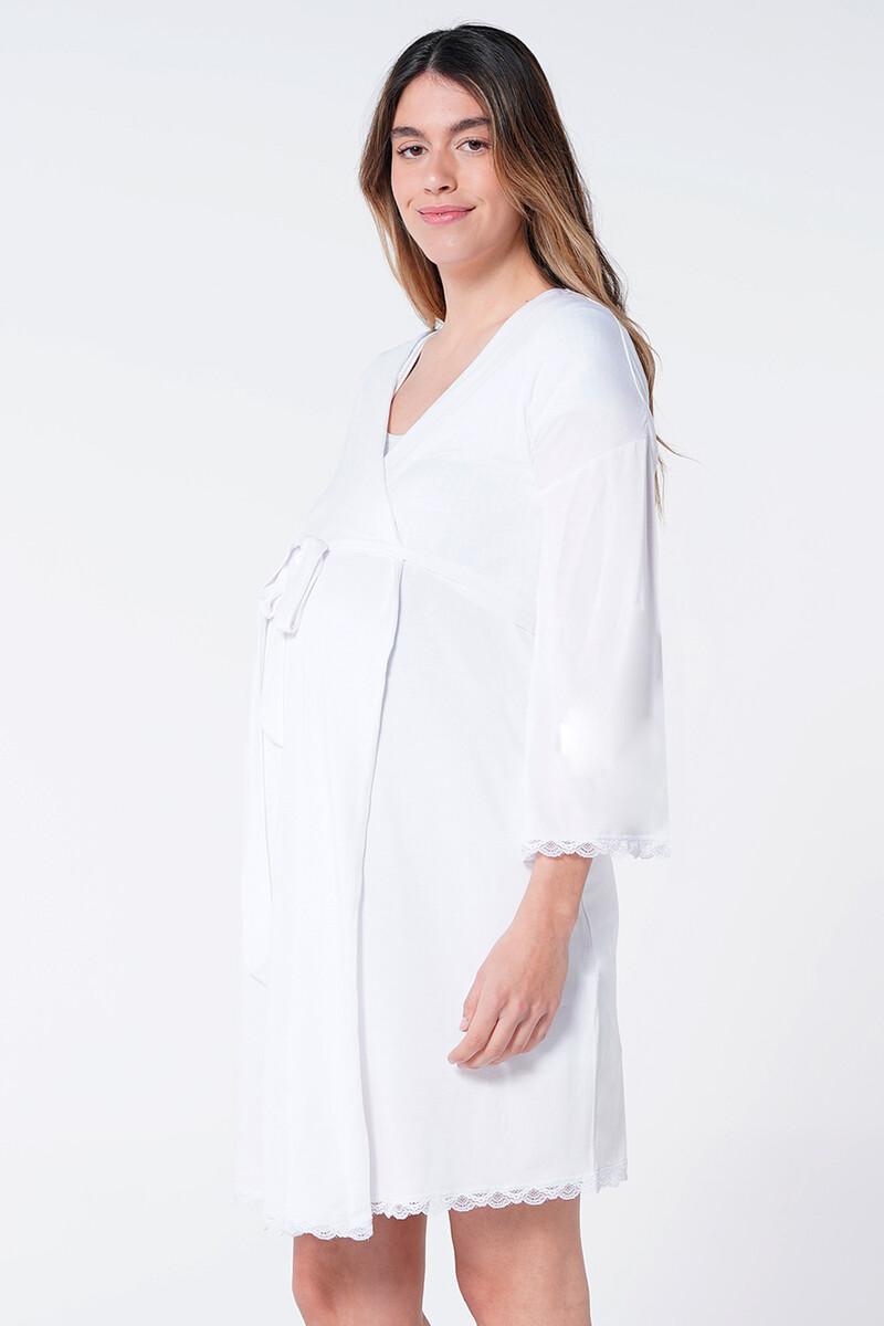 women'secret Bata premamá con encaje en el bajo Oferta exclusiva