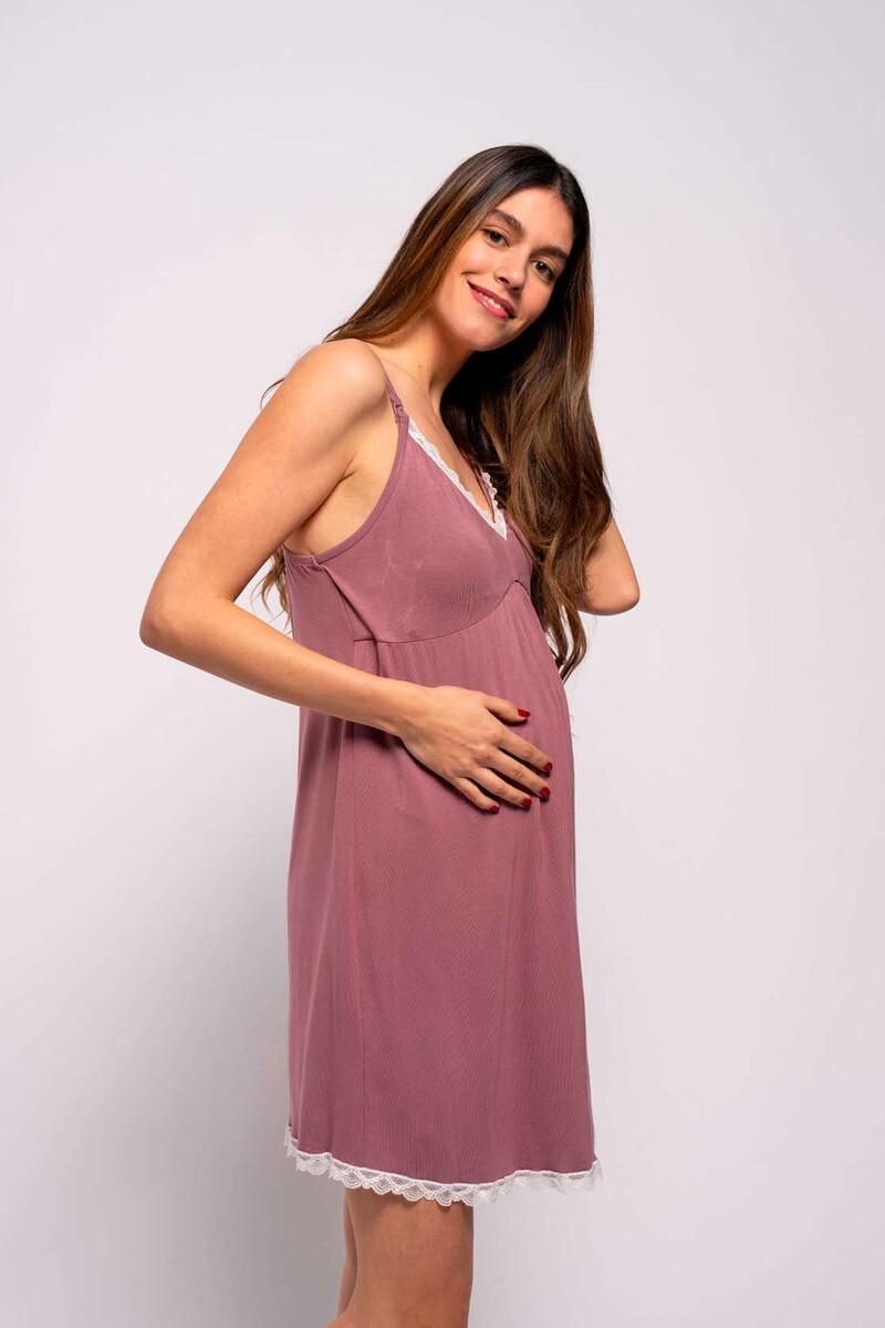 women'secret Camisón de lactancia con encaje contraste En línea